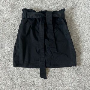 Garage Black High Rise Skirt